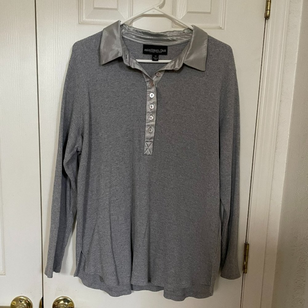 Monterey Bay Long Sleeve Top - 2X